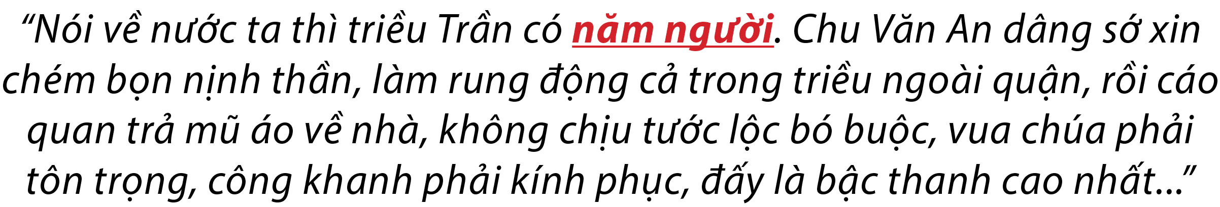 “N i v n  c ta th  tri u Tr n c  n m ng  i. Chu V n An d ng s  xin ch m b n n nh th n, l m rung   ng c  trong tri u ...