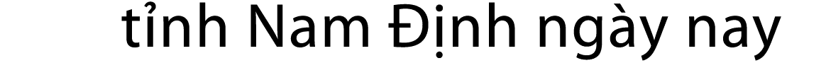 t nh Nam  nh ng y nay 