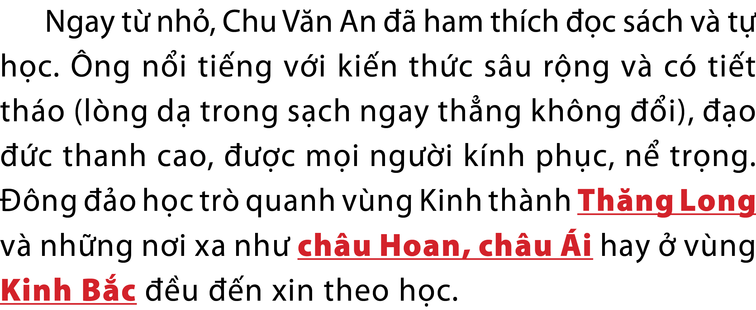 Ngay t nh , Chu V n An    ham th ch   c s ch v  t  h c.  ng n i ti ng v i ki n th c s u r ng v  c  ti t th o (l ng d...