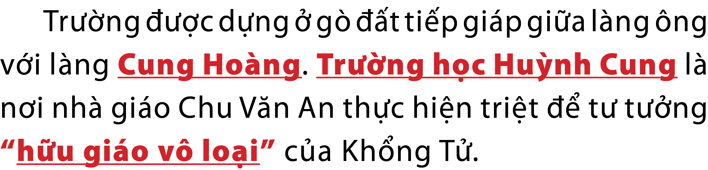 Tr ng    c d ng   g    t ti p gi p gi a l ng  ng v i l ng Cung Ho ng. Tr  ng h c Hu nh Cung l  n i nh  gi o Chu V n ...