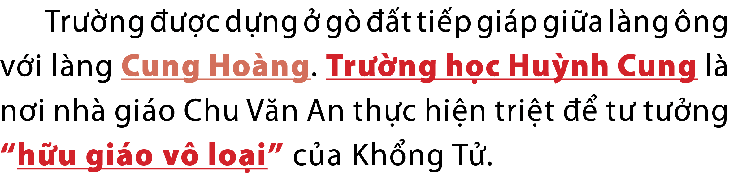 Tr ng    c d ng   g    t ti p gi p gi a l ng  ng v i l ng Cung Ho ng. Tr  ng h c Hu nh Cung l  n i nh  gi o Chu V n ...