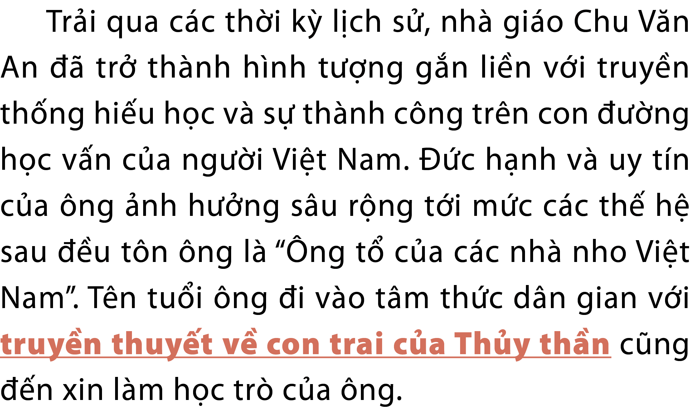 Tr i qua c c th i k l ch s , nh  gi o Chu V n An    tr  th nh h nh t  ng g n li n v i truy n th ng hi u h c v  s  th...