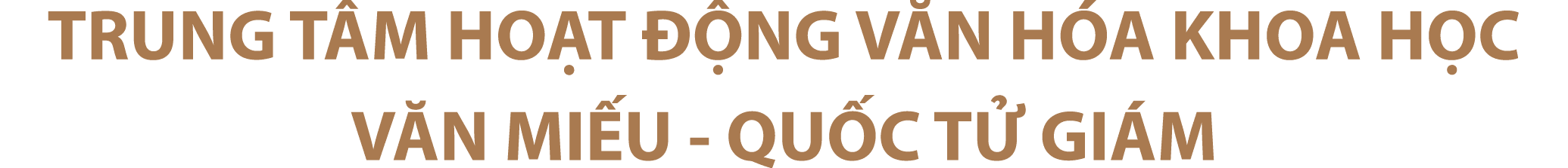 TRUNG T M HO T  NG V N H A KHOA H C V N MI U QU C T  GI M