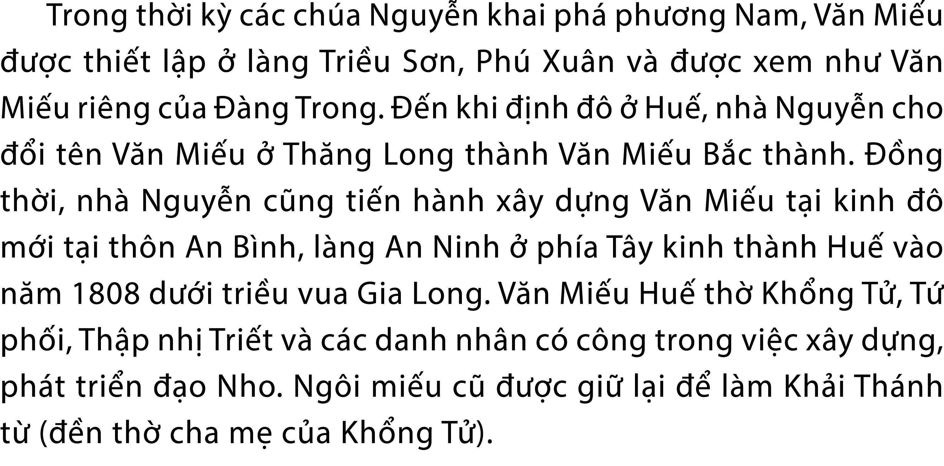 Trong th i k c c ch a Nguy n khai ph  ph  ng Nam, V n Mi u    c thi t l p   l ng Tri u S n, Ph  Xu n v     c xem nh ...