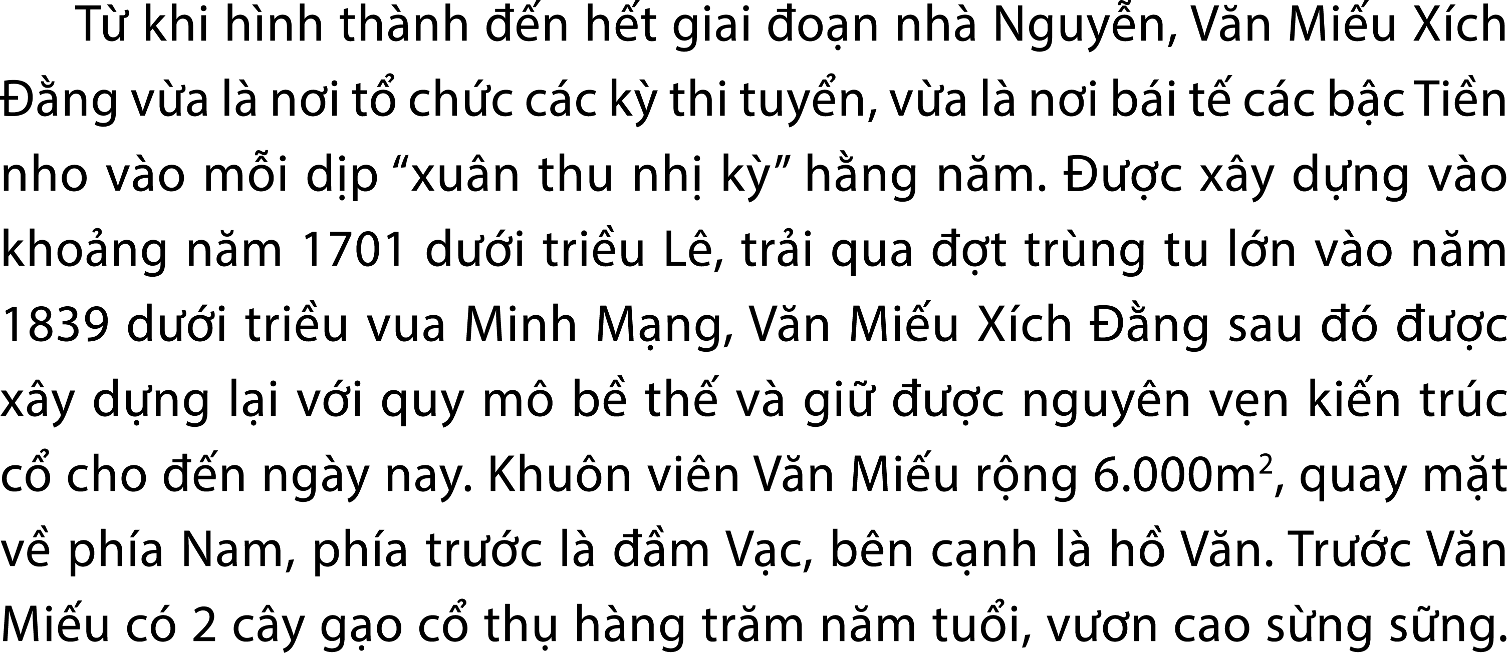 T khi h nh th nh   n h t giai  o n nh  Nguy n, V n Mi u X ch   ng v a l  n i t  ch c c c k  thi tuy n, v a l  n i b ...