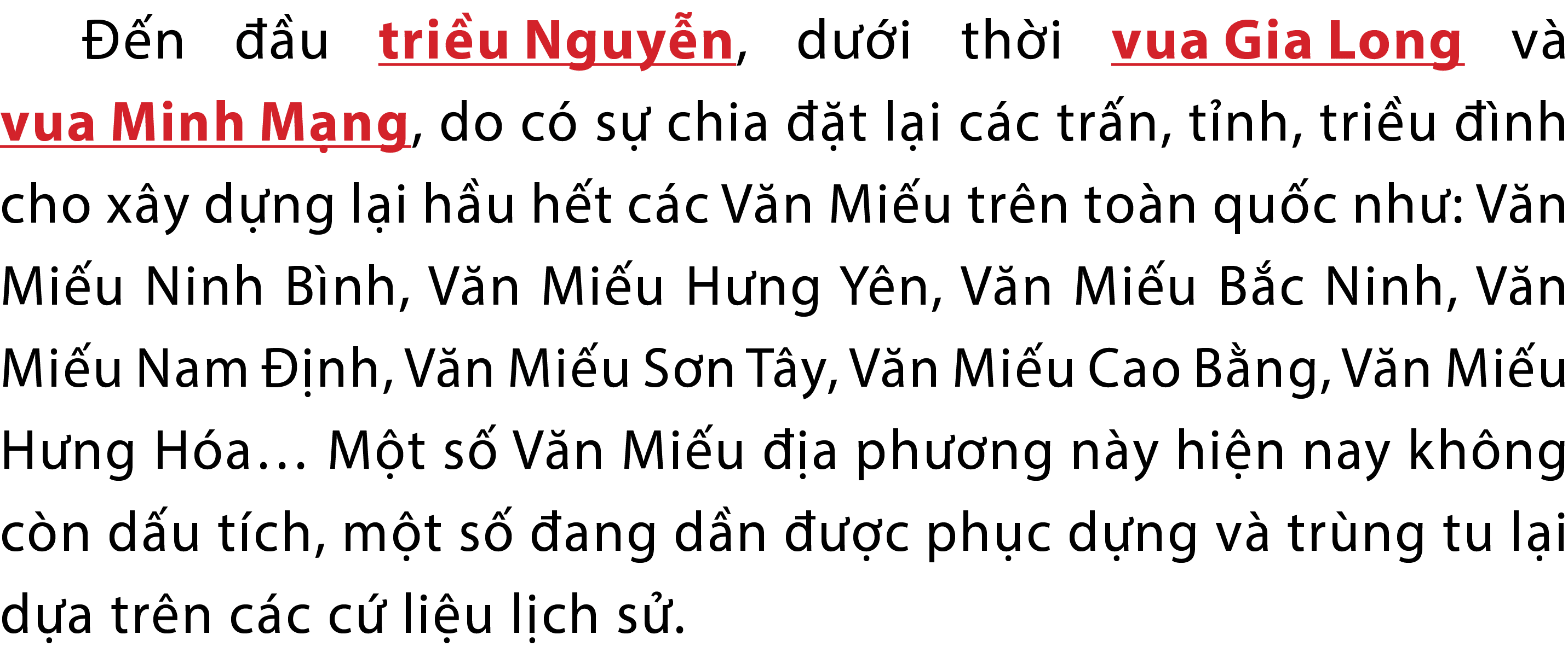  n   u tri uNguy n, d  i th i vuaGiaLong v  vuaMinhM ng, do c  s  chia   t l i c c tr n, t nh, tri u   nh cho x y d ...