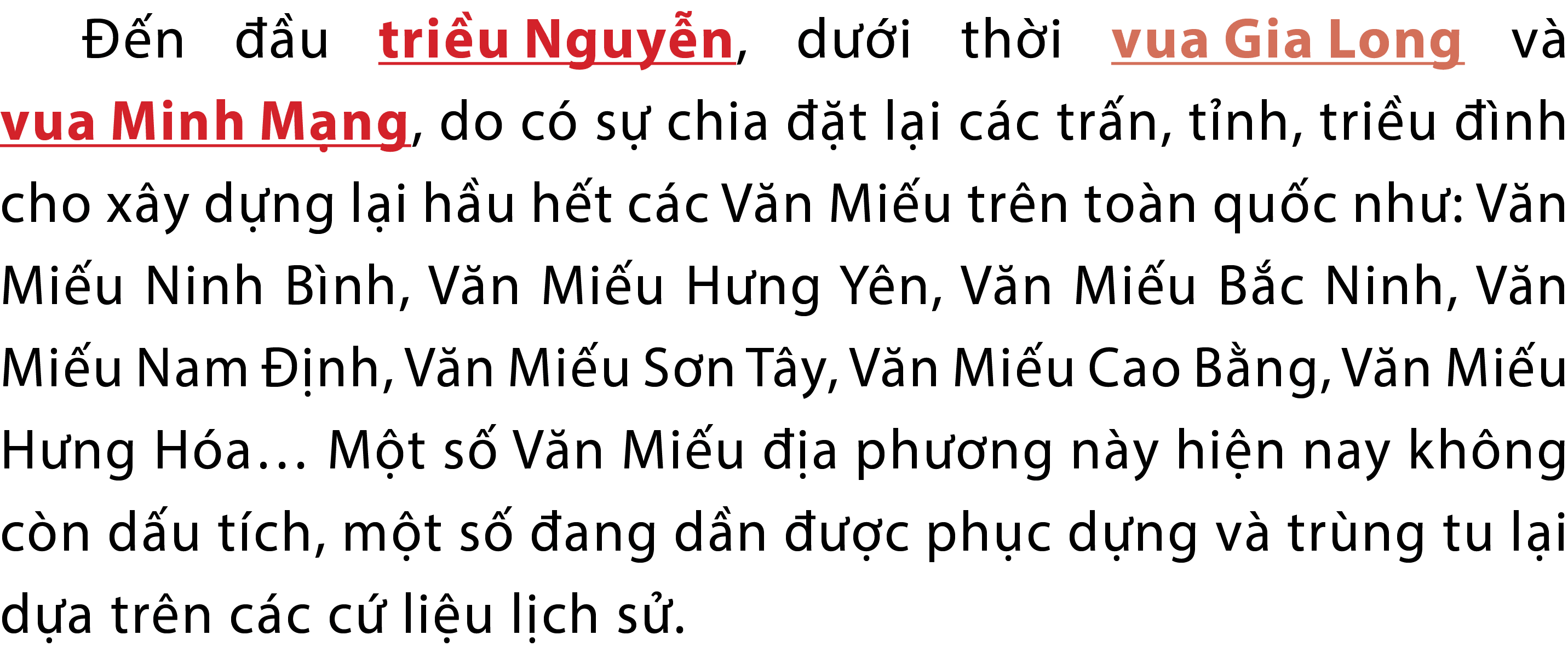  n   u tri uNguy n, d  i th i vuaGiaLong v  vuaMinhM ng, do c  s  chia   t l i c c tr n, t nh, tri u   nh cho x y d ...