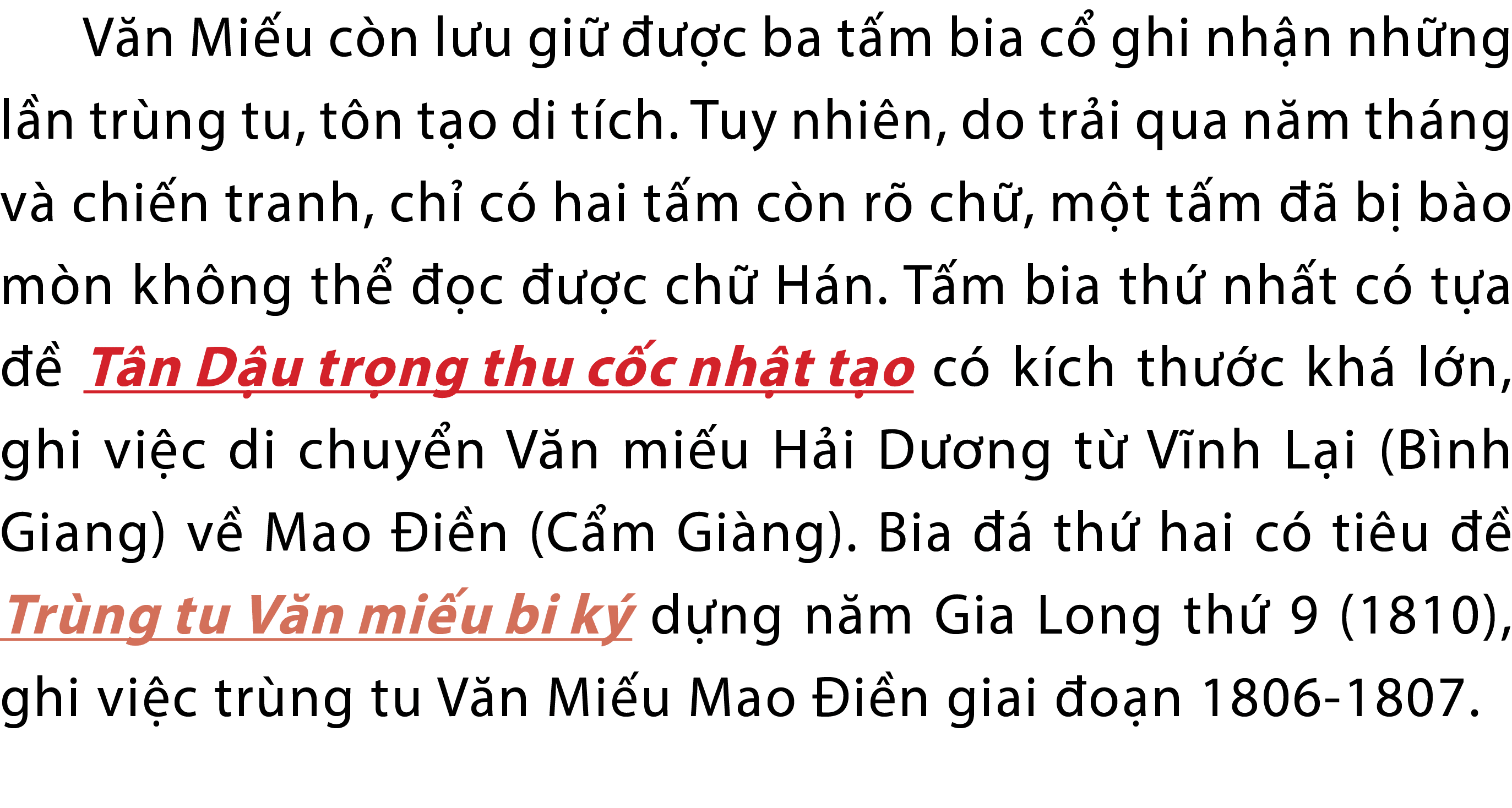 V n Mi u c n l u gi    c ba t m bia c  ghi nh n nh ng l n tr ng tu, t n t o di t ch. Tuy nhi n, do tr i qua n m th n...