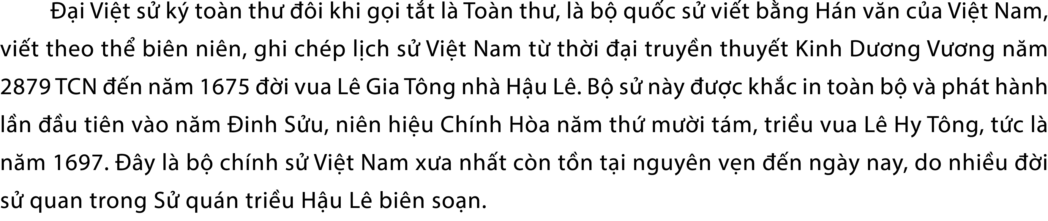  i Vi t s  k  to n th    i khi g i t t l  To n th , l  b  qu c s  vi t b ng H n v n c a Vi t Nam, vi t theo th  bi n...