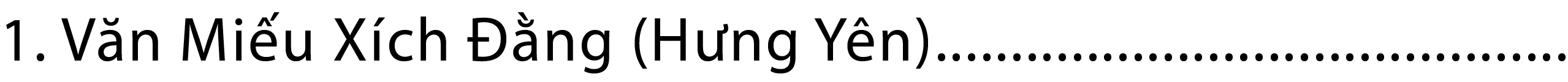 1. V n Mi u X ch  ng (H ng Y n)..........................................
