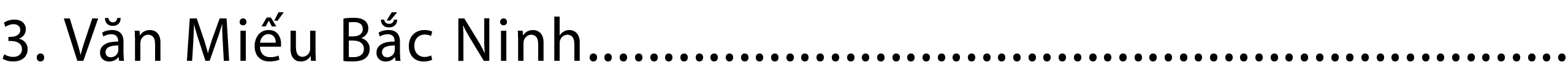 3. V n Mi u B c Ninh.................................................................
