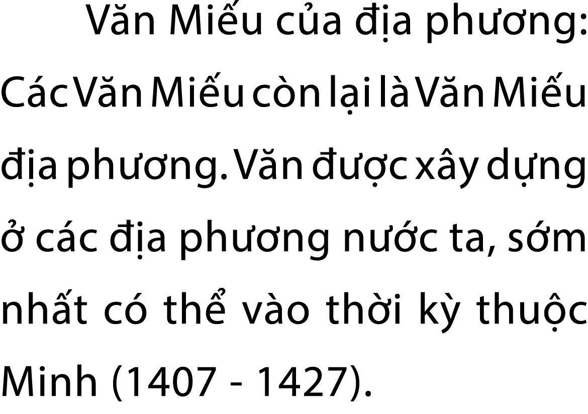 V n Mi u c a  a ph  ng: C c V n Mi u c n l i l  V n Mi u   a ph  ng. V n    c x y d ng   c c   a ph  ng n  c ta, s m...