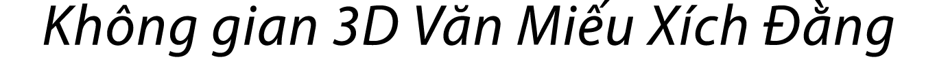 Kh ng gian 3D V n Mi u X ch  ng