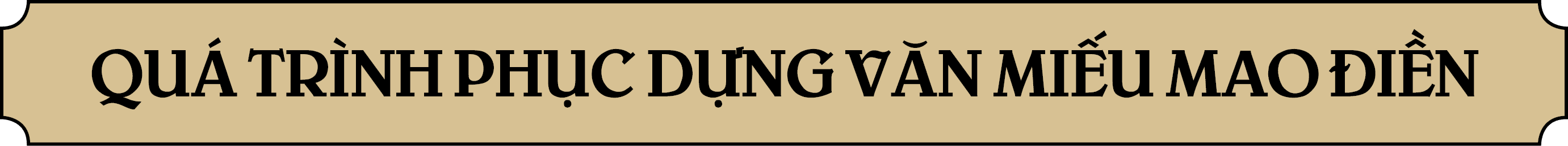 QU TR NH PH C D NG V N MI U MAO  I N