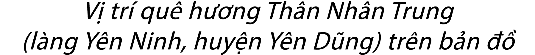 V tr  qu  h  ng Th n Nh n Trung (l ng Y n Ninh, huy n Y n D ng) tr n b n   