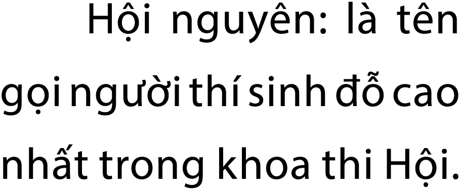 H i nguy n: l t n g i ng  i th  sinh    cao nh t trong khoa thi H i.
