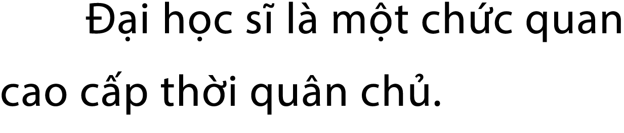  i h c s  l  m t ch c quan cao c p th i qu n ch .