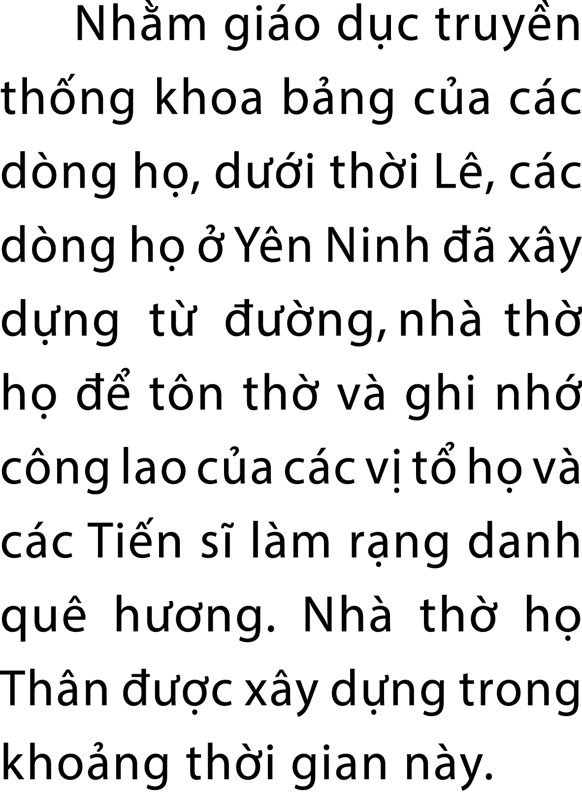 Nh m gi o d c truy n th ng khoa b ng c a c c d ng h , d i th i L , c c d ng h    Y n Ninh    x y d ng t     ng, nh  ...