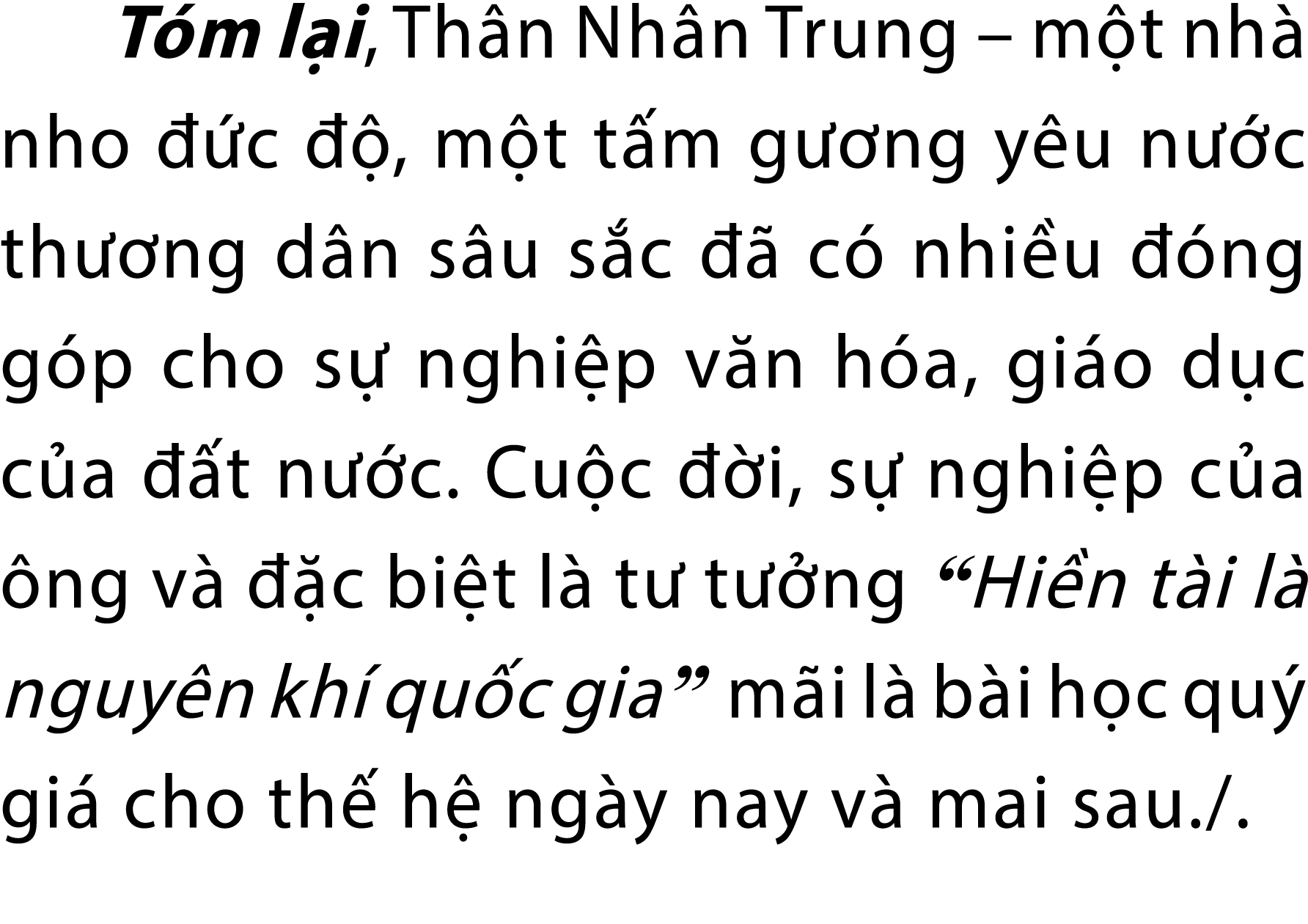 T m l i, Th n Nh n Trung – m t nh nho   c   , m t t m g  ng y u n  c th  ng d n s u s c    c  nhi u   ng g p cho s  ...