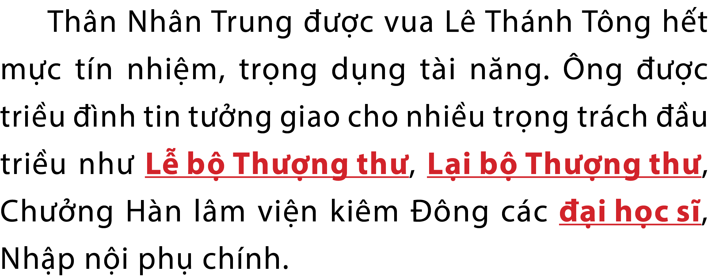 Th n Nh n Trung   c vua L  Th nh T ng h t m c t n nhi m, tr ng d ng t i n ng.  ng    c tri u   nh tin t  ng giao cho...