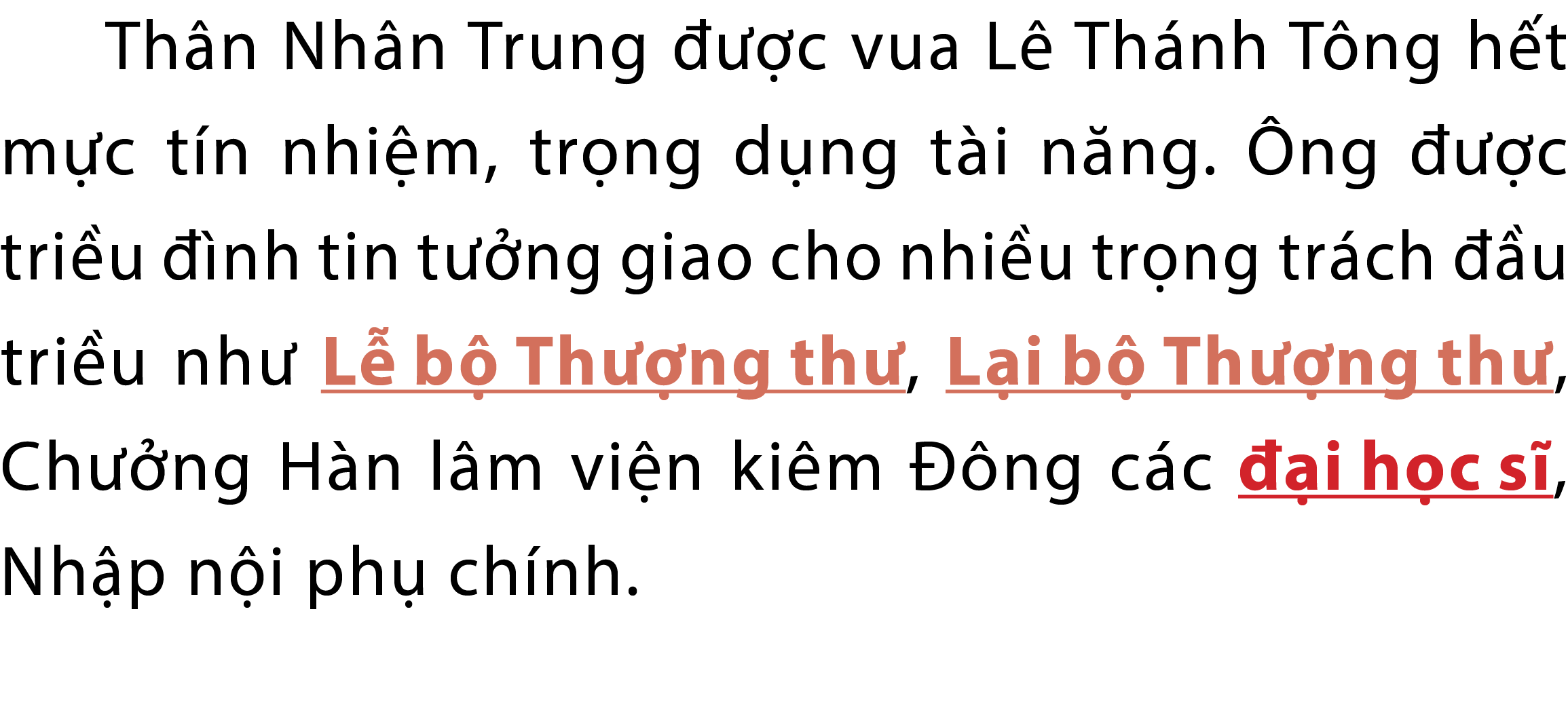 Th n Nh n Trung   c vua L  Th nh T ng h t m c t n nhi m, tr ng d ng t i n ng.  ng    c tri u   nh tin t  ng giao cho...
