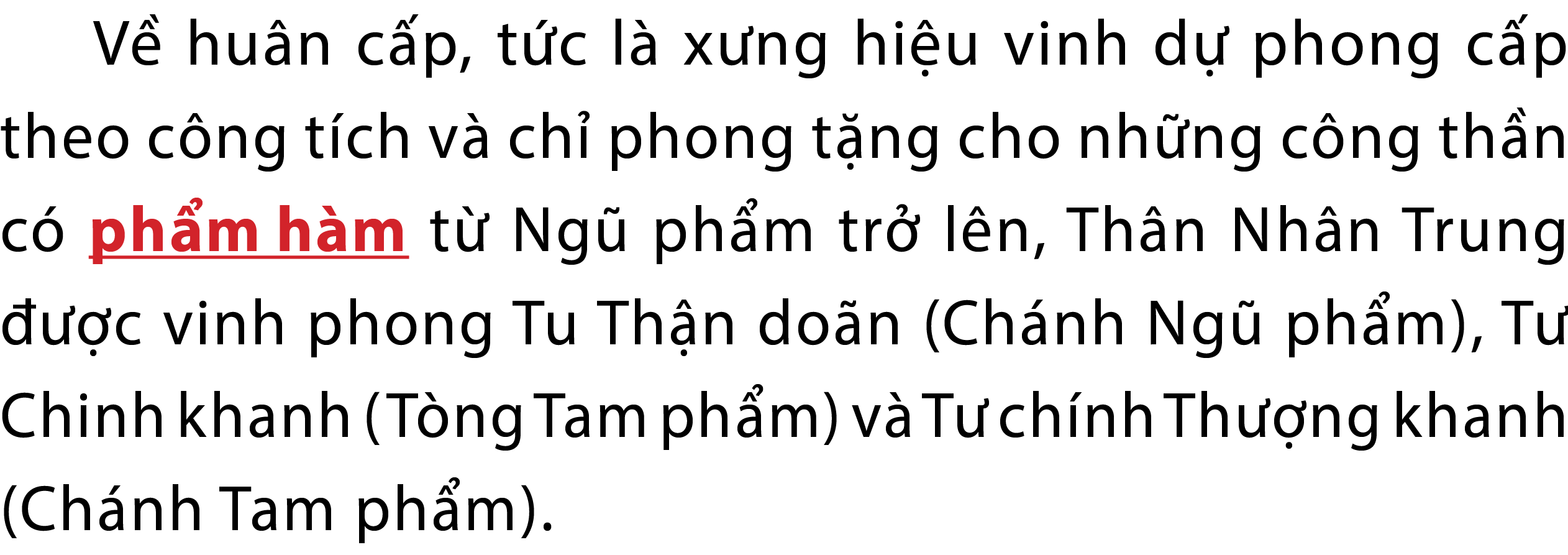 V hu n c p, t c l  x ng hi u vinh d  phong c p theo c ng t ch v  ch  phong t ng cho nh ng c ng th n c  ph mh m t  Ng...