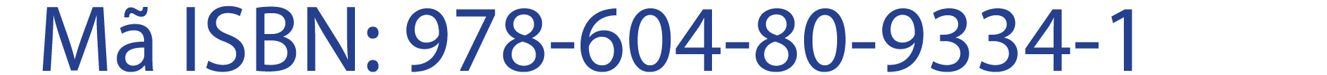 M ISBN: 978 604 80 9334 1